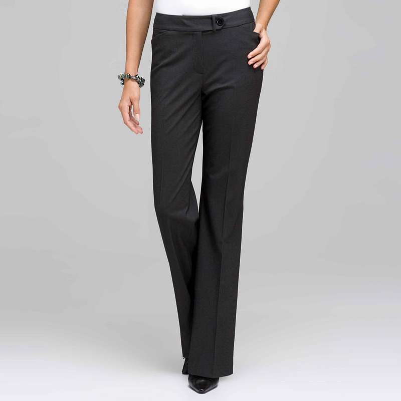 Bootleg Trouser, Black & Sugar, large image number 0
