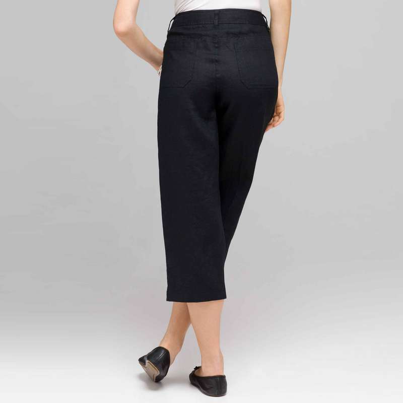 Classic Crop Pant, Black, large image number 1